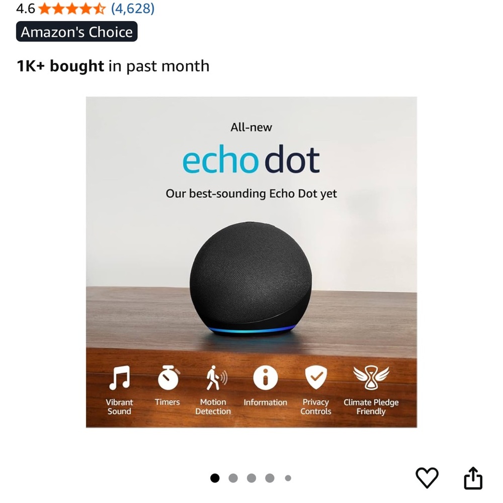 Amazon Echo Dot - Charcoal